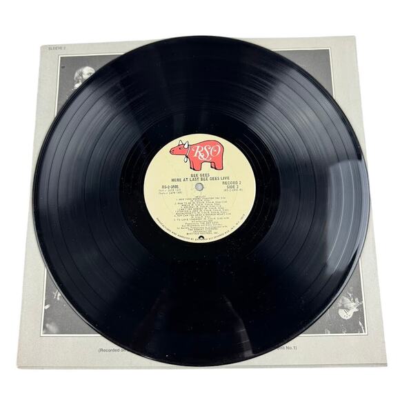 Bee Gees Here At Last... Bee Gees... Live 2xLP Vinyl 1977 RSO Records RS-2-3901 - Picture 8 of 16